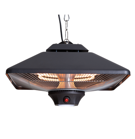 SUNRED Heater CE17SQ-B, Spica Bright Hanging  Infrared, 2000 W, Black