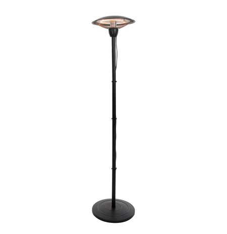 SUNRED Heater BAR-1500S, Barcelona Bright Standing  Infrared, 1500 W, Black