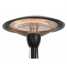 SUNRED Heater BAR-1500S, Barcelona Bright Standing  Infrared, 1500 W, Black
