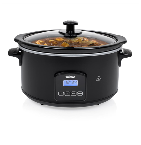 Tristar Digital Slowcooker VS-3920	 210 W, Stainless steel, 4.5 L, Number of programs 4, Black