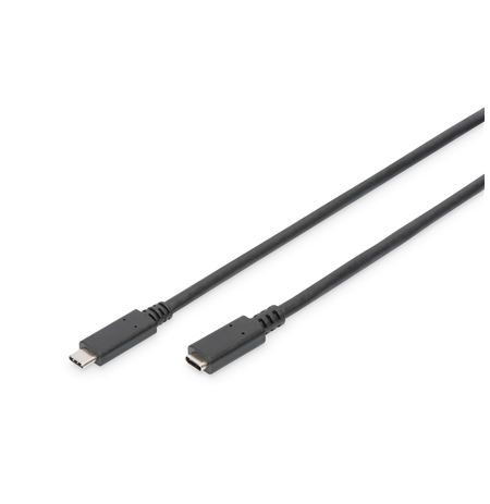Digitus USB Type-C Extension Cable AK-300210-020-S USB Male 2.0 (Type C), USB Female 2.0 (Type C), Black, 2 m
