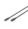 Digitus | USB Type-C Extension Cable | AK-300210-020-S | USB-C to USB-C USB Female 2.0 (Type C) | USB Male 2.0 (Type C)
