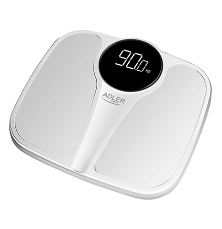 Adler Bathroom Scale AD 8172w	 Maximum weight (capacity) 180 kg, Accuracy 100 g, Body Mass Index (BMI) measuring, White