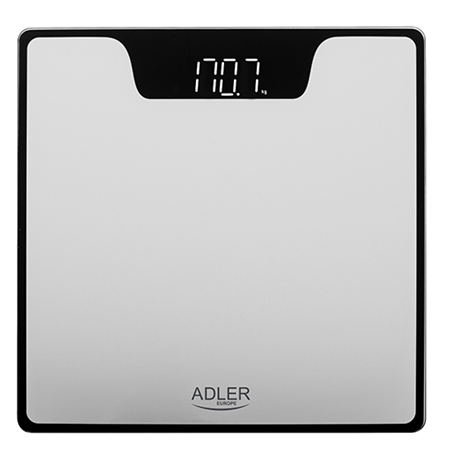 Adler Bathroom Scale AD 8174s Maximum weight (capacity) 180 kg, Accuracy 100 g, Silver