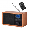Adler | Radio DAB+ Bluetooth | AD 1184 | Alarm function | Black/Brown