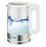 Mesko | Kettle | MS 1301w | Electric | 1850 W | 1.7 L | Glass | 360° rotational base | White