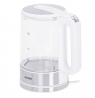 Mesko Kettle MS 1301w	 Electric, 1850 W, 1.7 L, Glass/Stainless steel, 360° rotational base, White