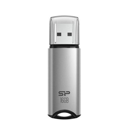 Silicon Power USB Flash Drive Marvel Series M02 16 GB, Type-A USB 3.2 Gen 1, Silver
