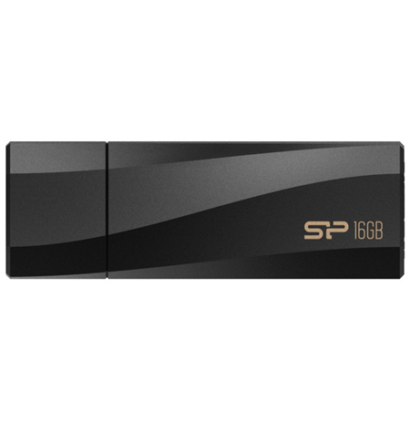 Silicon Power USB Flash Drive Blaze Series B07 16 GB, Type-A USB 3.2 Gen 1, Black