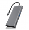Raidsonic | 12-in-1 USB Type-C dock with PD 100W | BOX IB-DK4050-CPD | Dock | Ethernet LAN (RJ-45) ports 1 | USB 3.0 (3.1 Gen 1)