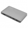 DIGITUS Universal Docking Station USB 3.0 7-Port Travel 2x Video 3x USB 3.0 1x USB-C RJ45 Audio
