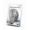 Gembird Wireless Optical mouse MUSW-6B-02-BG	 USB, Black-Spacegrey
