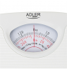 Adler Mechanical bathroom scale AD 8151w Maximum weight (capacity) 130 kg, Accuracy 1000 g, White
