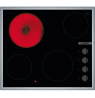 Bosch | Hob | PKE645CA2E | Vitroceramic | Number of burners/cooking zones 4 | Rotary knobs | Black