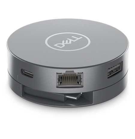 Dell 6-in-1 USB-C Multiport Adapter  DA305 0.12 m, Grey, USB Type-C