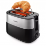 Philips Toaster HD2516/90 Daily Collection Power 830 W, Number of slots 2, Housing material Plastic, Black
