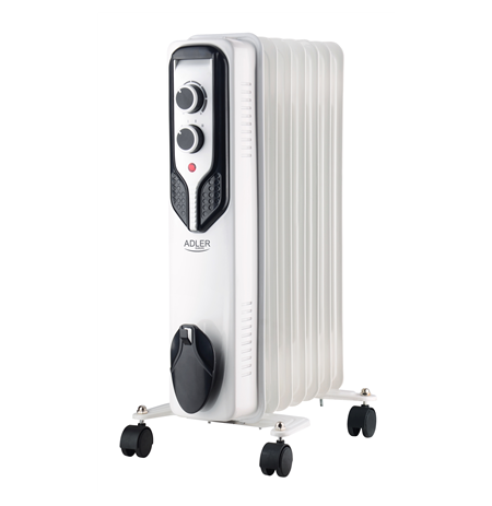 Adler Oil-Filled Radiator AD 7815	 1500 W, Number of power levels 3, White
