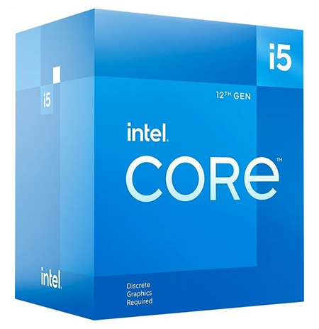 Intel i5-12400F, 2.5 GHz, LGA1700, Processor threads 12, Packing Retail, Processor cores 6, Component for Desktop