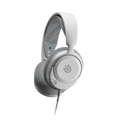 SteelSeries Gaming Headset Arctis Nova 1P Over-Ear, Built-in microphone, White, Noice canceling