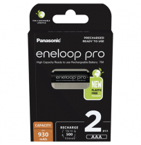 Panasonic | Rechargeable Batteries | ENELOOP Pro BK-4HCDE/2BE | AAA | 930 mAh | 2 pc(s)