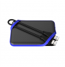 Silicon Power Portable Hard Drive ARMOR A62 GAME 1000 GB,  USB 3.2 Gen1, Black/Blue