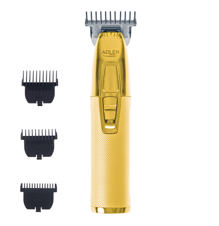 Adler Professional Trimmer AD 2836g	 Cordless, Number of length steps 1, Gold
