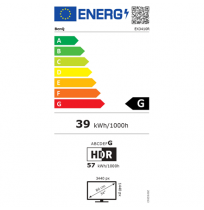 BENQ MOBIUZ EX3410R 34inch LED 3440x1440 21:9 400cd/m2 1ms 2xHDMI 1xDP Grey height adj.