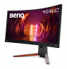 Benq Curved Monitor EX3410R 34 ", VA, WQHD, 3440 x 1440, 21:9, 2 ms, 400 cd/m², 60 Hz, HDMI ports quantity 2