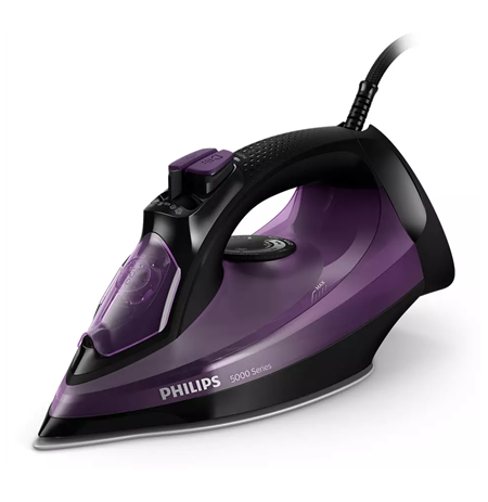 Philips DST5030/80 Steam Iron, 2400 W, Water tank capacity 320 ml, Continuous steam 45 g/min, Dark Purple