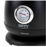 Camry Kettle with a thermometer CR 1344 Electric, 2200 W, 1.7 L, Stainless steel, 360° rotational base, Black