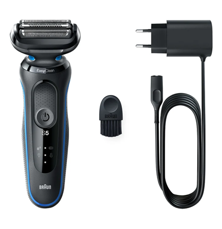 Braun Shaver 51-B1000s	 Operating time (max) 50 min, Wet & Dry, Black/Blue