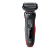 Braun Shaver 51-R1000s	 Operating time (max) 50 min, Wet & Dry, Black/Red