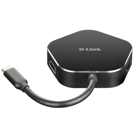 D-Link 4-in-1 USB-C Hub with HDMI and Power Delivery DUB-M420	 0.11 m