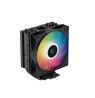 DeepCool AG400 A-RGB Processor Air cooler 12 cm Black, White 1 pc(s)