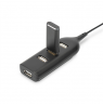 Digitus USB 2.0 Hub, 4-Port, Bus Powered 4 X USB A/F AT Connected Cable AB-50001-1