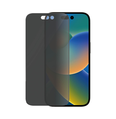 PanzerGlass Screen protector, Apple, iPhone 14 Pro, Glass, Black, Privacy