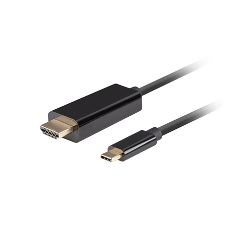 Lanberg USB-C to HDMI Cable, 0.5 m 4K/60Hz, Black