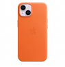 Apple iPhone 14 Leather Case with MagSafe Orange