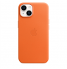 Apple iPhone 14 Leather Case with MagSafe Orange