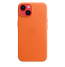 Apple iPhone 14 Leather Case with MagSafe Orange