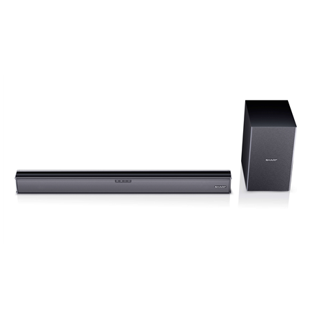 Sharp HT-SBW182 2.1 Slim Soundbar HDMI, Optical, Bluetooth, 160 W, 74 cm with Wireless Subwoofer