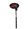 SUNRED Heater SMQ2000A, Elekra Quartz Standing Infrared, 2000 W, Black