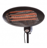SUNRED Heater SMQ2000A, Elekra Quartz Standing Infrared, 2000 W, Black