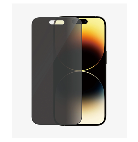 PanzerGlass Screen protector, Apple, iPhone 14 Pro, Glass, Black, Privacy