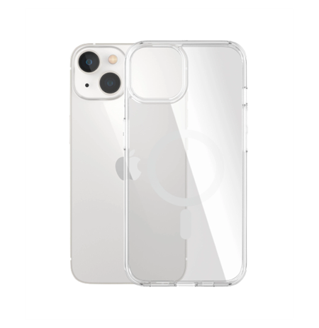 PanzerGlass HardCase MagSafe Compatible Back protection, Apple, iPhone 14/13, 100% Recycled Polyurethane (TPU), Clear