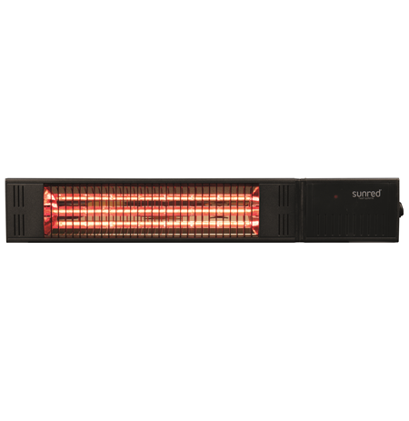 SUNRED Heater RDS-15W-B, Fortuna Wall  Infrared, 1500 W, Black