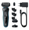 Braun | Shaver | 51-M4500cs | Operating time (max) 50 min | Wet & Dry | Black/Blue