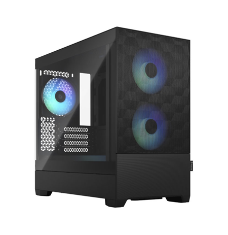 Fractal Design Pop Mini Air RGB   Black TG Clear Tint, mATX, Mini ITX, Power supply included No
