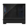 Fractal Design Pop Mini Air RGB   Black TG Clear Tint, mATX, Mini ITX, Power supply included No