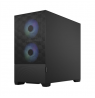 Fractal Design Pop Mini Air RGB   Black TG Clear Tint, mATX, Mini ITX, Power supply included No